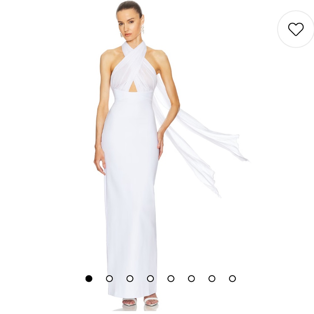 Helsa Amber Dress in White